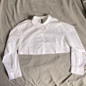 Crop button up